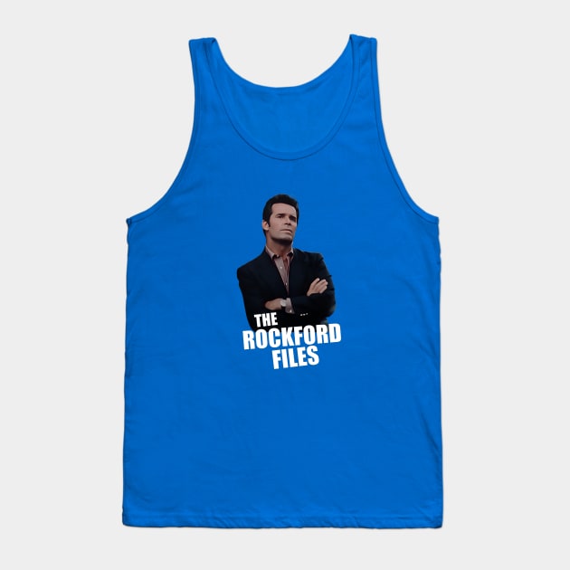 The Rockford Files - James Garner - 70s Tv Show Tank Top by wildzerouk